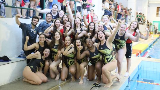 Benfica pentacampeão feminino de polo aquático