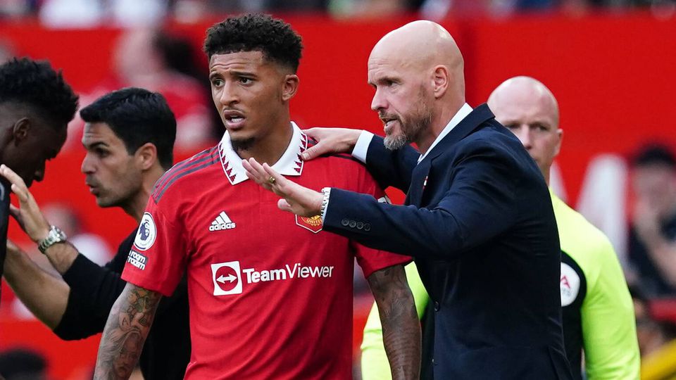 Adjunto de Ten Hag explica discussão que levou ao empréstimo de Jadon Sancho