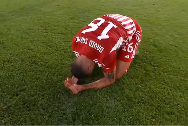 Vídeo: David Carmo em lágrimas após conquista da Liga Conferência