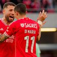 Otamendi e Di María, argentinos do Benfica (foto: Imago)