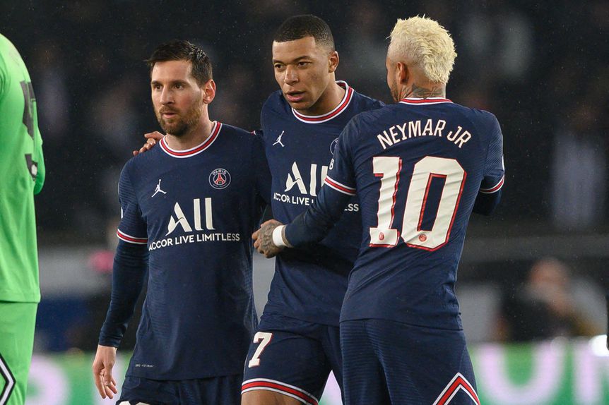 Messi, Mbappé e Neymar no PSG