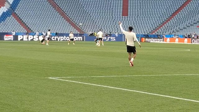 Armada lusa do PSG treina em Munique (vídeo)