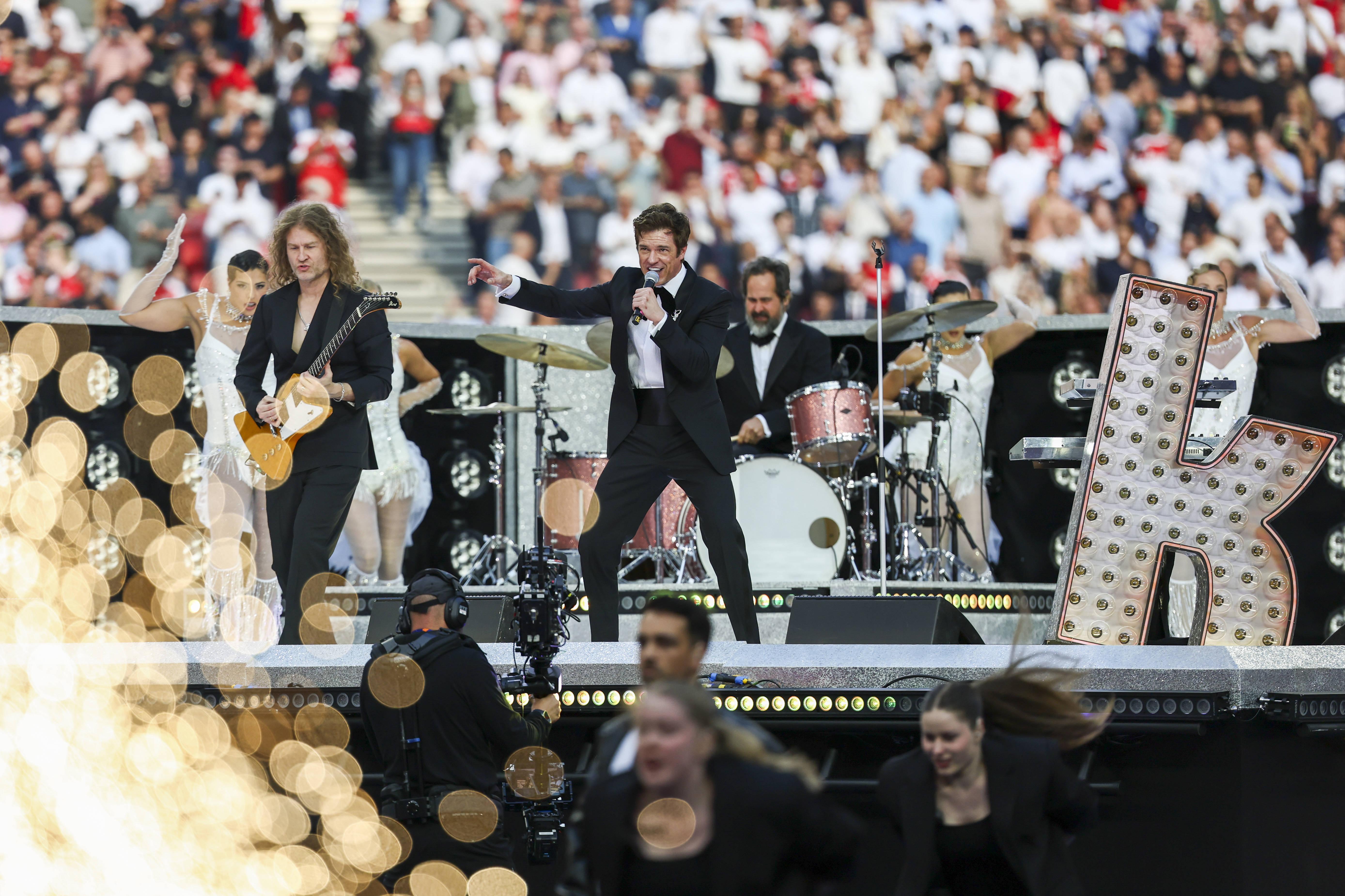 Banda The Killers foi cabeça de cartaz na cerimónia que antecedeu o pontapé de saída da final da UEFA Champions League
