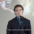 Barcelona: Anthony Gordon em espanhol na apresentação
