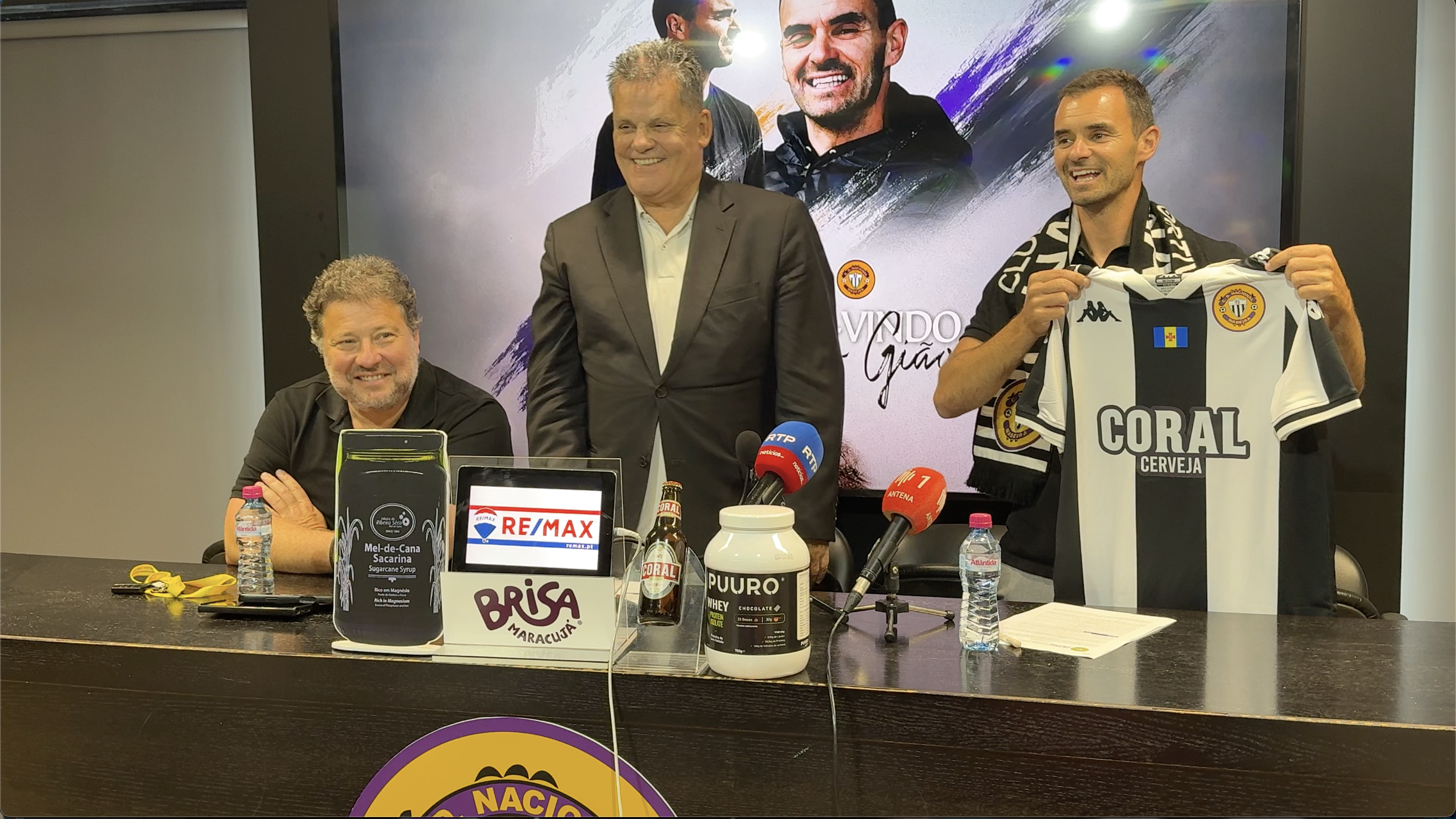 João Gião, treinador do Nacional. -Foto: CD NACIONAL