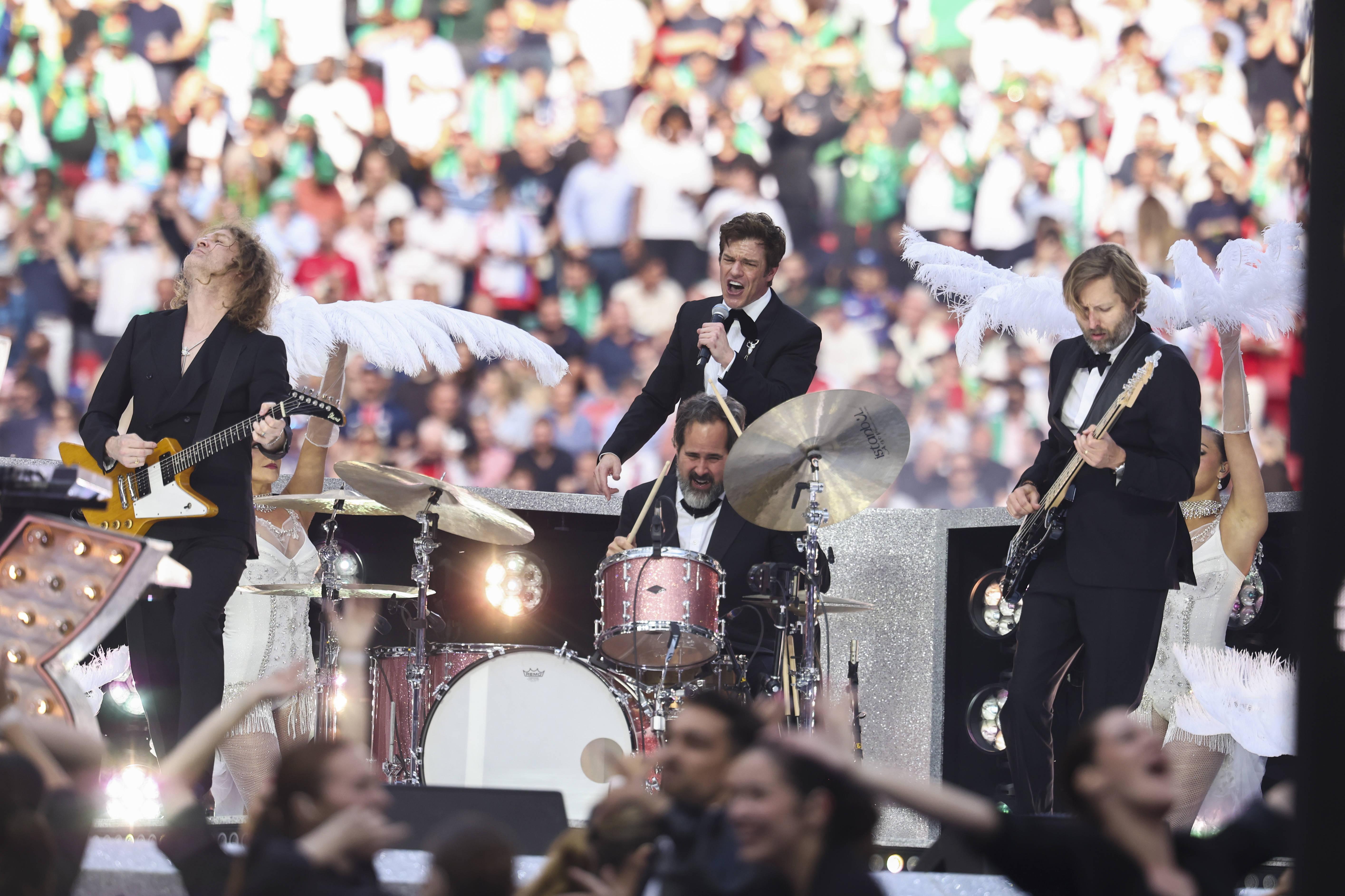 Banda The Killers foi cabeça de cartaz na cerimónia que antecedeu o pontapé de saída da final da UEFA Champions League