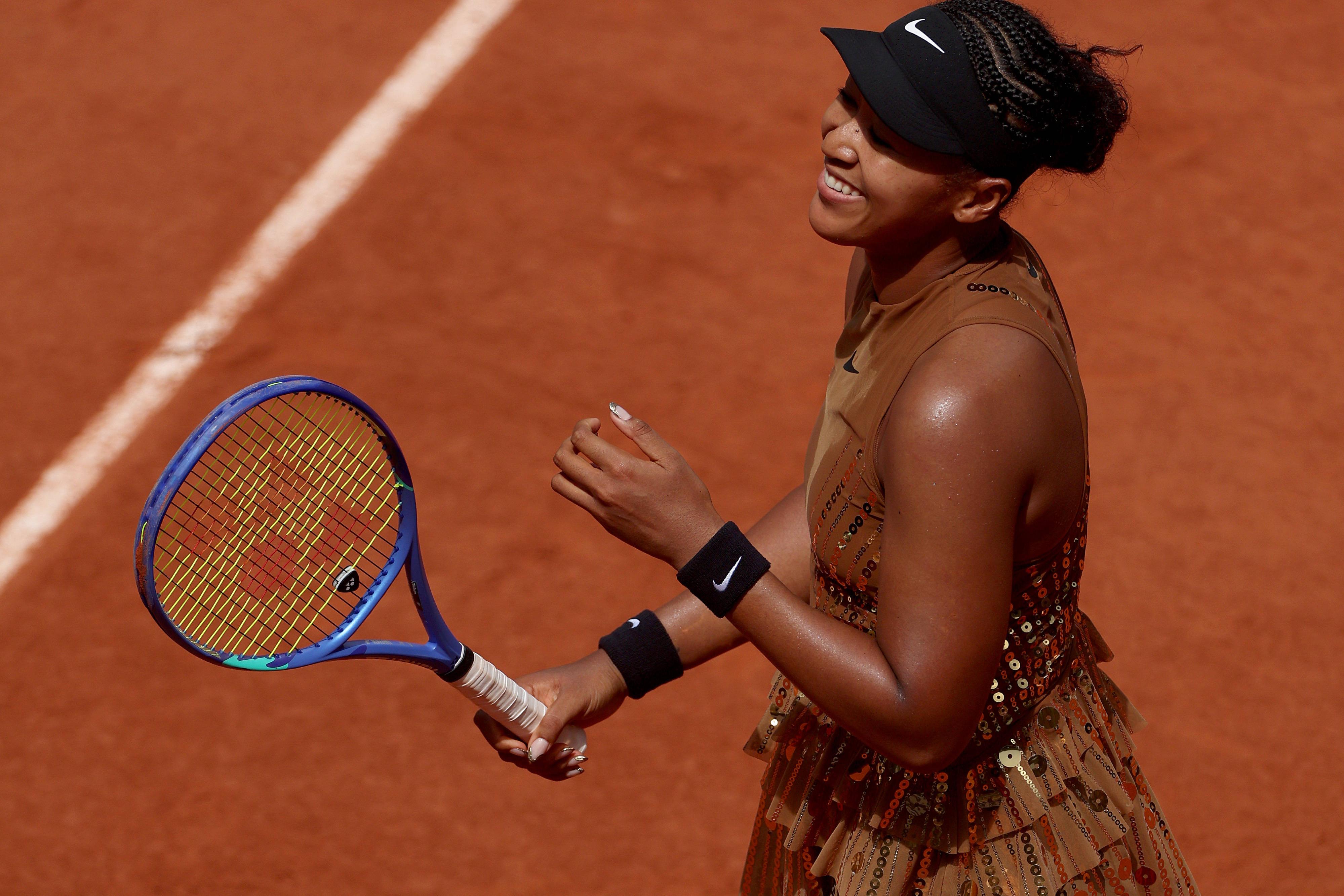 Naomi OSaka jogou o 100.º encontro em Grand Slams em Paris. IMAGO