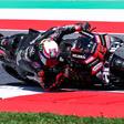 Bezzecchi usa capacete para homeagear Zanardi no GP de Itália de MotoGP. IMAGO