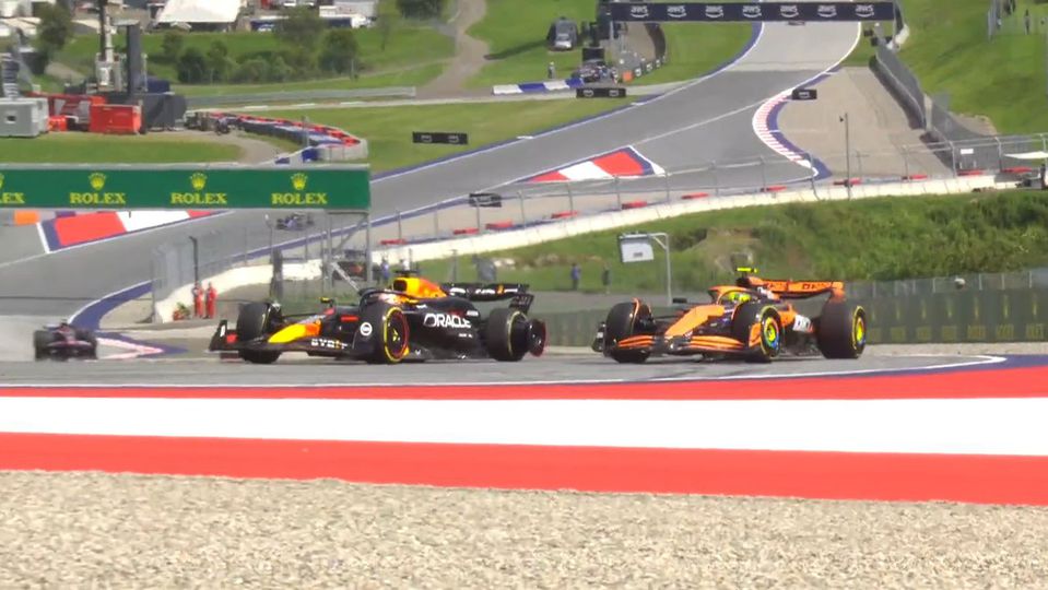 VÍDEO: Norris e Verstappen chocam... e perdem luta pela vitória no GP de Áustria