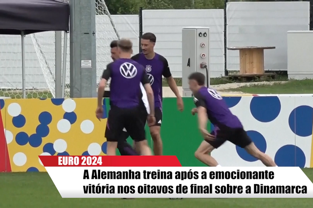 Boa disposição na Alemanha após vitória sobre a Dinamarca