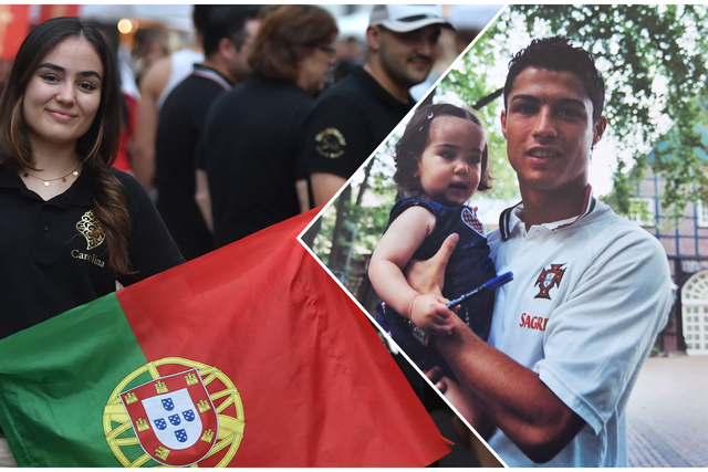 Carolina e Ronaldo separados 18 anos depois