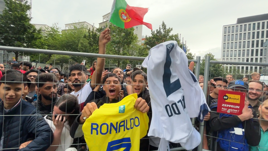 Frankfurt à espera de Ronaldo... e da Seleção