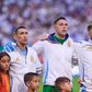 Di María entrou em campo com a filha para celebrar marca especial