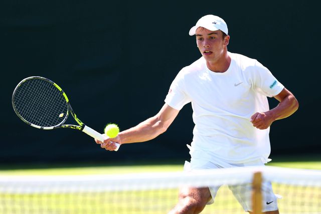 Oliver Tarver em Wimbledon  Foto: IMAGO