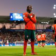 Geovany Quenda festeja golo contra a Polónia no Euro sub-21