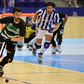 Henrique Magalhães (SCP) e Carlo di Benedetto (FCP), jogo entre FC Porto e Sporting de hóquei em patins 2024-25. Foto FPP