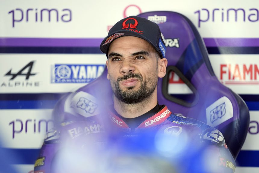 O piloto português de MotoGP Miguel Oliveira da equipa Pramac Racing Yamaha 2025. EPA-TIM KEETON