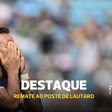 Lautaro Martínez contra o poste e no final... ganha o Fluminense