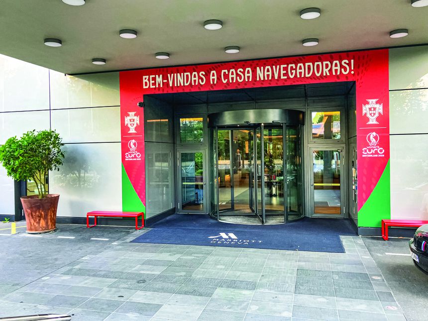 A comitiva da Seleção Nacional está hospedada num hotel de 4 estrelas