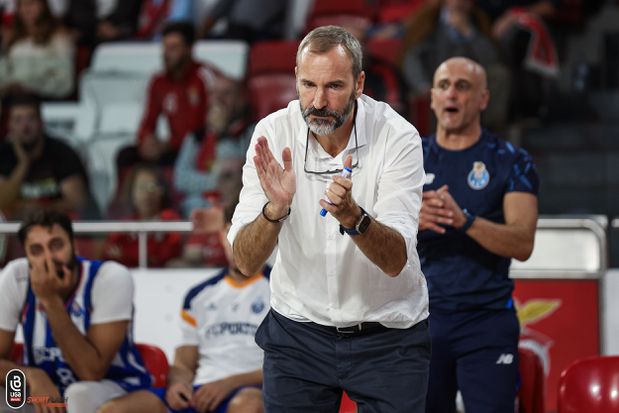 Fernando Sá, treinador da equipa de basquetebol do FC Porto 2024-25. Foto FPB