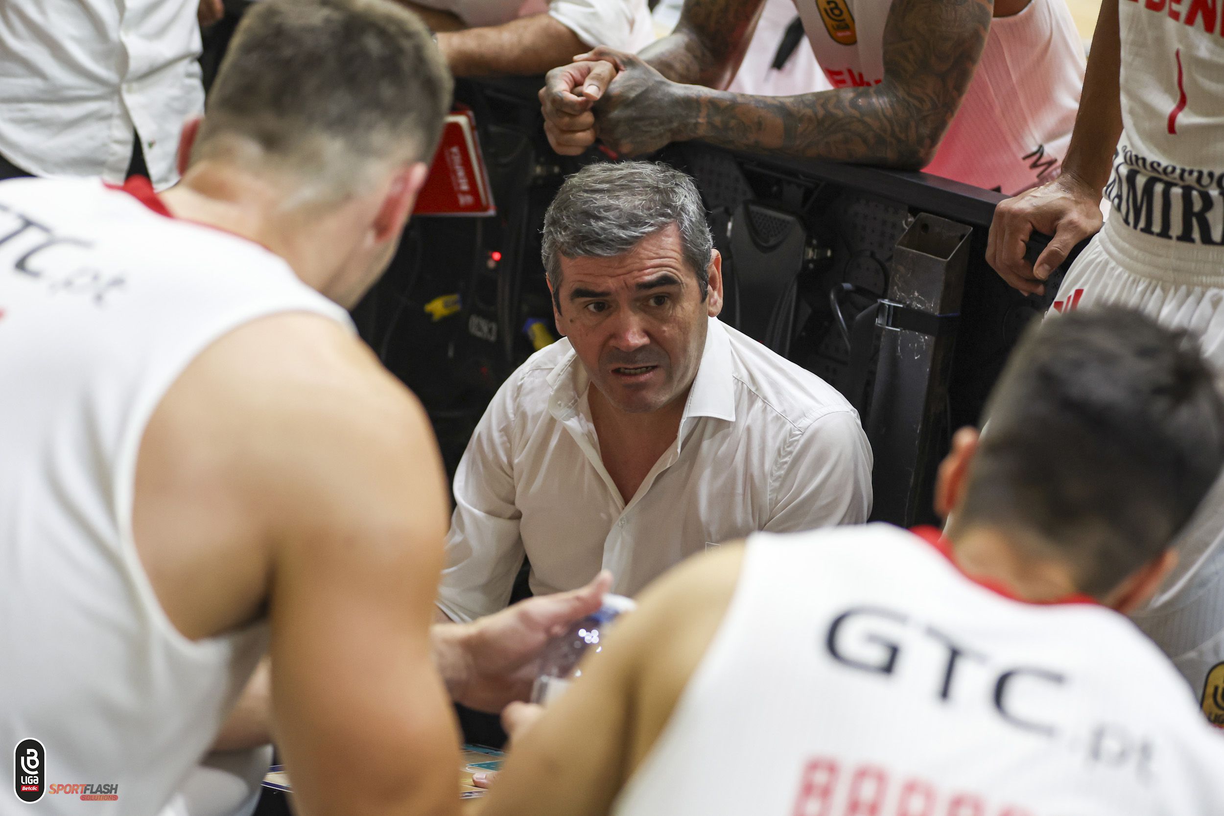 Norberto Alves, treinador da equipa de basquetebol do Benfica 2024-25. Foto FPB