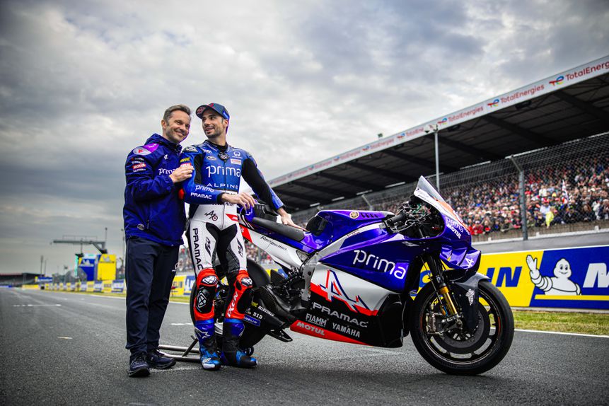 O piloto português de MotoGP Miguel Oliveira da equipa Pramac Racing Yamaha 2025. Copyright ©2025 Yamaha Motor Racing Srl