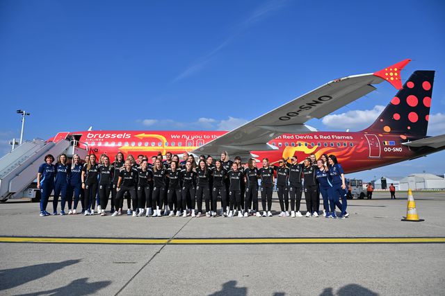 Seleção belga antes da partida para o Euro 2025 (IMAGO)