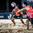 Hugo Pedrosa e João Campos, voleibol de praia 2025. Foto FPV