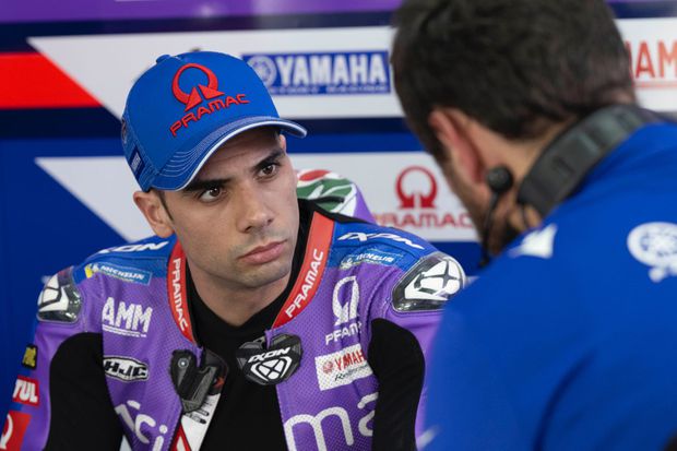 O piloto português de MotoGP Miguel Oliveira da equipa Pramac Racing Yamaha 2025. Copyright ©2025 Yamaha Motor Racing Srl