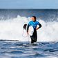 Francisca Veselko venceu a vencer a primeira etapa do Challenger Series 2025 de surf, disputada em Newcastle na Austrália. Foto Aaron Hughes/WSL