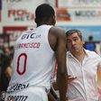 Norberto Alves, treinador da equipa de basquetebol do Benfica 2024-25. Foto FPB