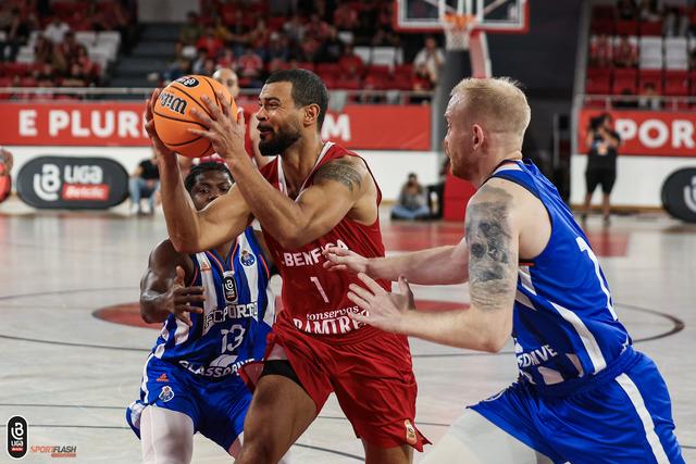Benfica-FC Porto Liga Betclic Basquetebol 2024-25. Foto FPB
