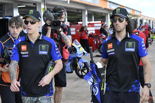 Os dois pilotos oficiais da Yamaha, Quartararo e Rins, vão sair no final da temporada. IMAGO