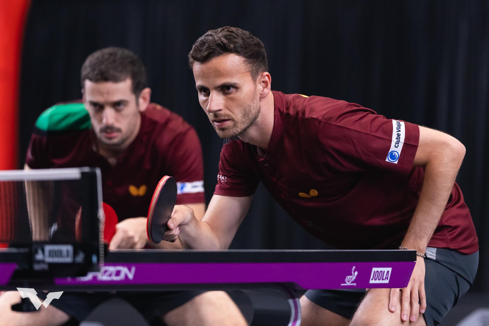Marcos Freitas e Tiago Apolónia perderam em pares na ronda inaugural nos Estados Unidos. Foto COP