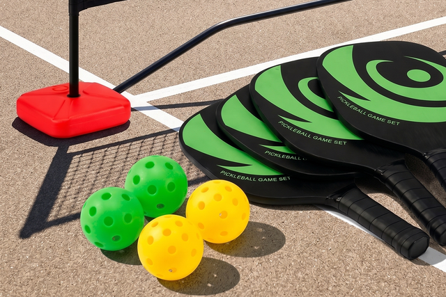 Começe a jogar hoje Pickleball no seu quintal com este conjunto completo