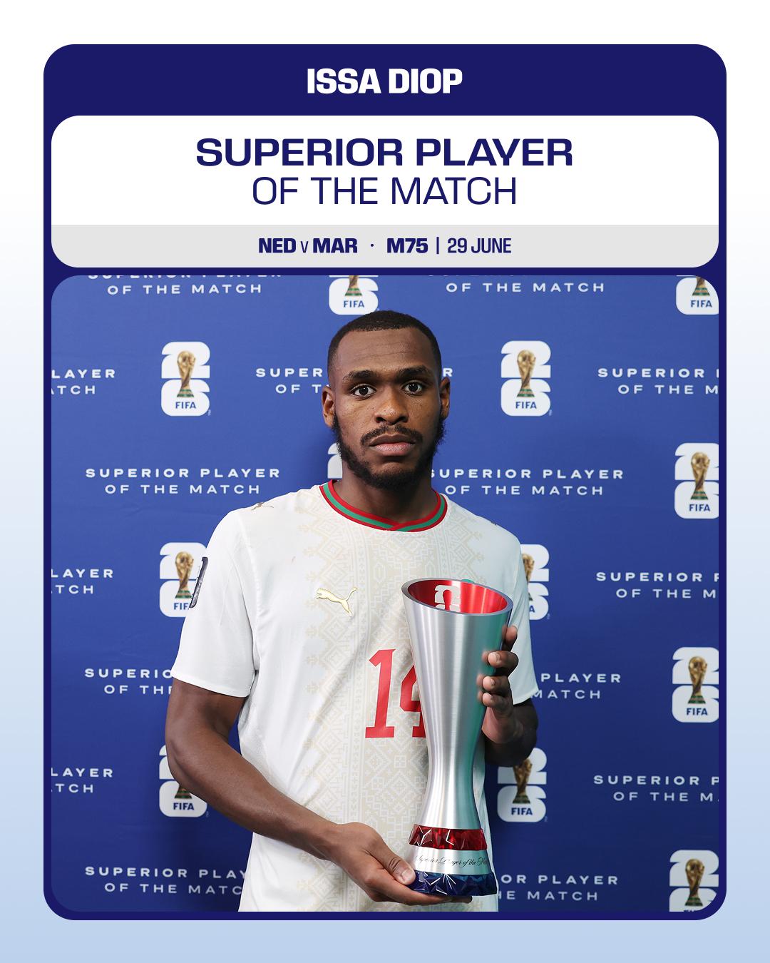 Países Baixos-Marrocos: Issa Diop