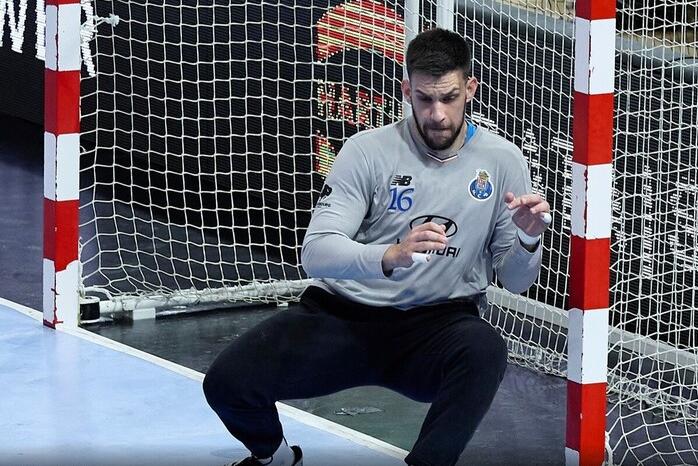Ante Grbavac não faz parte dos planos do andebol portista para a próxima época. Foto FC Porto