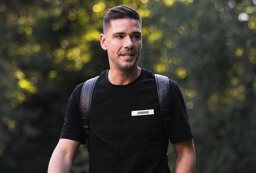 Tiago Margarido foi o primeiro a chegar no dia um dos vitorianos - Foto: Vitória de Guimarães