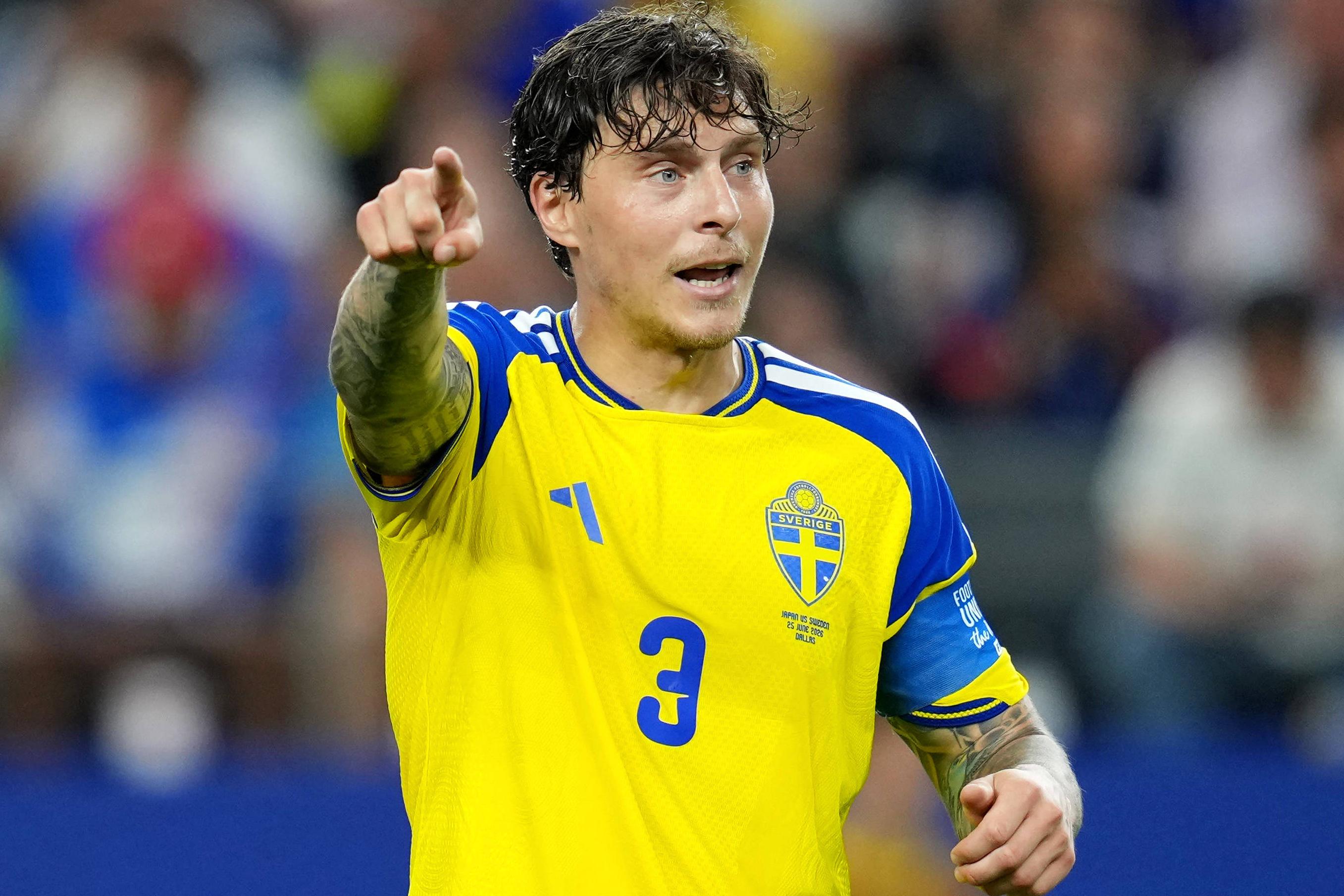 Victor Lindelof, 31 anos, capitão da Suécia — Foto: IMAGO