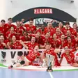 As encarnadas encerraram a época de 2025/26 com a conquista da Taça que juntaram ao título de campeãs. Foto Benfica