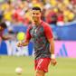 Cristiano Ronaldo no aquecimento por Portugal no Mundial 2026