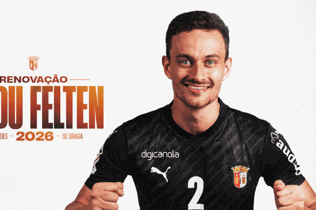 Oficial: Dudu e SC Braga estendem ligação