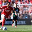 Vangelis Pavlidis na final da Taça de Portugal diante do Sporting