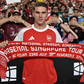 Viktor Gyokeres a ser apresentado aos adeptos do Arsenal