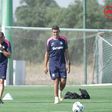 As imagens do treino do Sporting na véspera da Supertaça