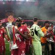 Osimhen com o título de campeão nacional na Turquia