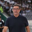 Rui Vitória, treinador do Panathinaikos, no duelo com o Rangers