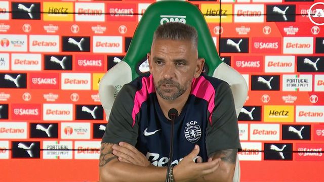 Rui Borges fez a antevisão do jogo com o Benfica, o primeiro encontro oficial da época que vale um troféu