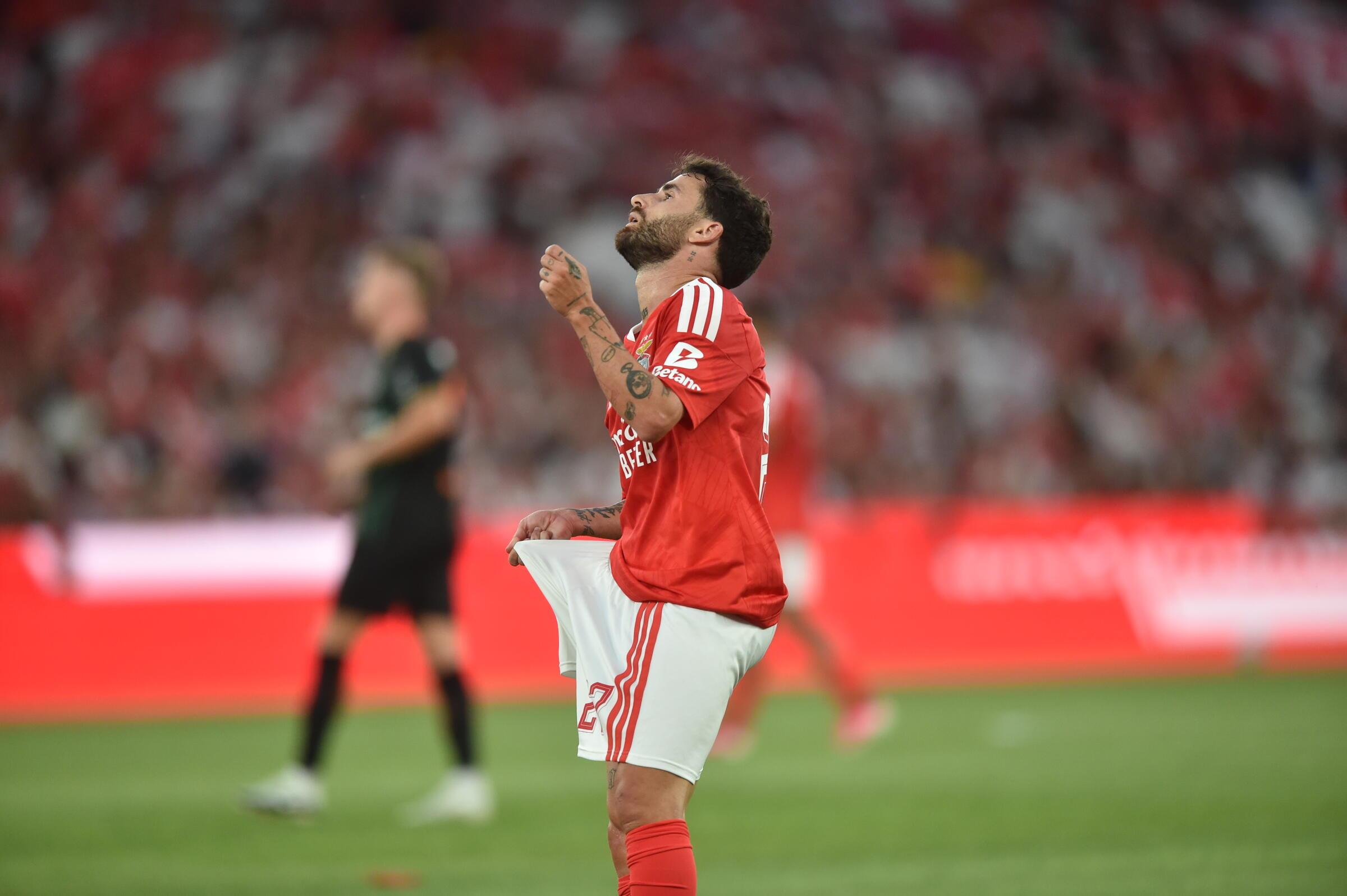Rafa no Benfica-St. Gallen (Foto: Miguel Nunes)