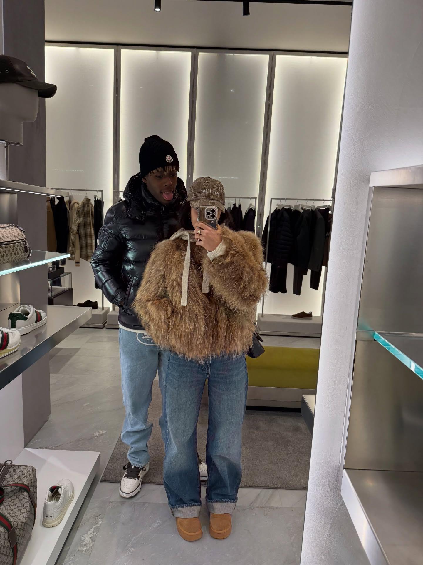 Ainhi García e Nico Williams (Foto: Ainhi García/Instagram)